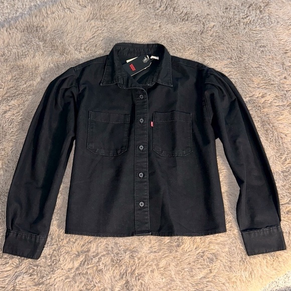 Levi’s Cropped Denim Jacket XS - Picture 8 of 8